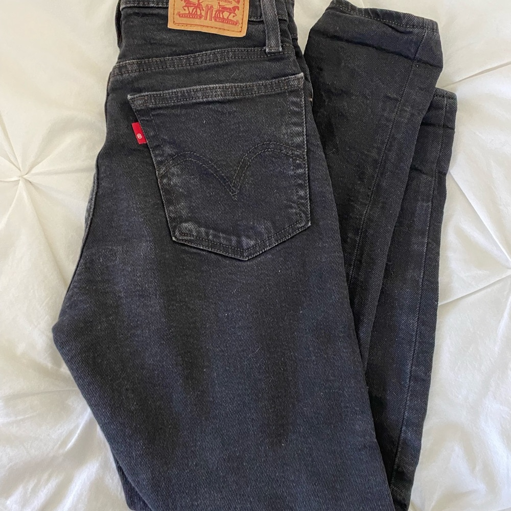 Levi’s Wedgie Skinny Black Jeans